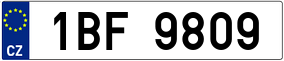 Truck License Plate